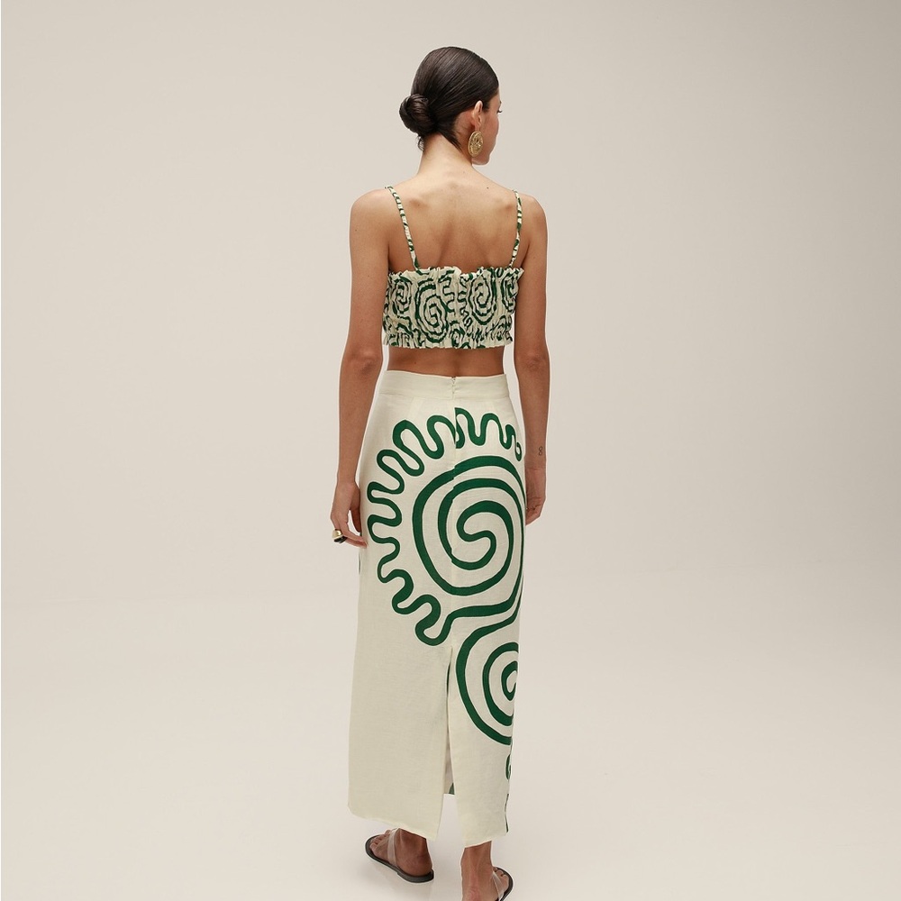 Cala De La Cruz Maxi Skirt and Crop Set - Picture 2 of 7